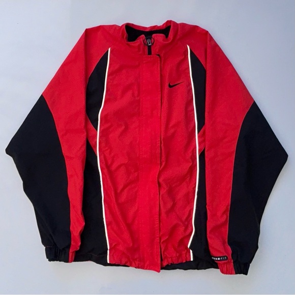 Vintage 90’s Nike Storm Fit Full Zip Jacket 3M Reflective Size Men’s Medium - Picture 2 of 10